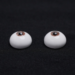 16mm resin eyes with bronze iris