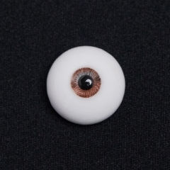 16mm resin eyes with bronze iris