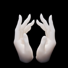 1/3 hands - smell incense hands